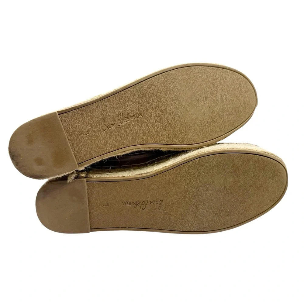 Sam‎ Edelman Carrin Suede Platform Espadrille Flats size 9